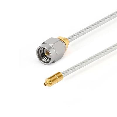 2.92mm Male to G3PO(SMPS) Female Cable Assembly | .086" Semi-Flexible Coax Cable Without FEP Jacket | DC - 40GHz
