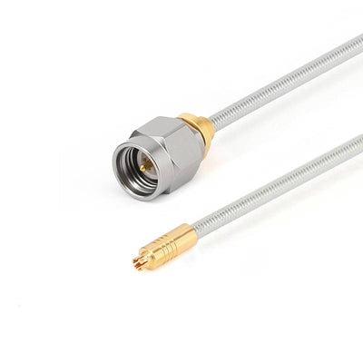2.92mm Male to G3PO(SMPS) Female Cable Assembly | .086" Semi-Flexible Coax Cable Without FEP Jacket | DC - 40GHz