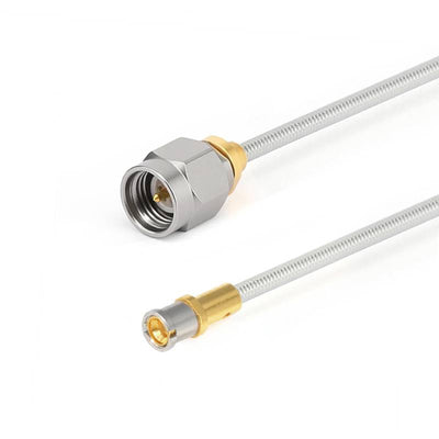 2.92mm Male to GPPO(Mini-SMP) Male Cable Assembly | .086" Semi-Flexible Coax Cable Without FEP Jacket | DC - 40GHz