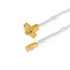 GPO(SMP) Female to GPO(SMP)  2 Hole Flange Female Cable Assembly | 086" Semi-Flexible Coax Cable without FEP Jacket | DC - 18GHz