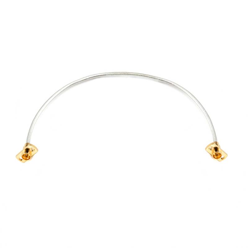 GPO(SMP) 2 Hole Flange Male to GPO(SMP) 2 Hole Flange Male Cable Assembly | .086" Semi-Flexible Coax Cable Without FEP Jacket | DC - 18GHz