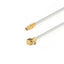GPPO(Mini-SMP) Female to GPPO(Mini-SMP) Right Angle Female Cable Assembly | .086" Semi-Flexible Coax Cable Without FEP Jacket | DC - 40GHz