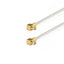 GPPO(Mini-SMP) Right Angle Female to GPPO(Mini-SMP) Right Angle Female Cable Assembly | .086" Semi-Flexible Coax Cable Without FEP Jacket | DC - 40GHz