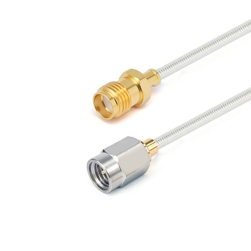 SMA Female to SSMA Male Cable Assembly | .086" Semi-Flexible Coax Cable Without FEP Jacket | DC - 18GHz