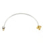 SMA Male Removable Nut to SMA 4 Hole Flange Female Cable Assembly | .086" Semi-Flexible Coax Cable Without FEP Jacket | DC - 18GHz