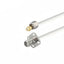 SMA Male Removable Nut to SMA 4 Hole Flange Female Cable Assembly | .086" Semi-Flexible Coax Cable Without FEP Jacket | DC - 18GHz