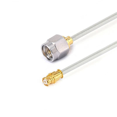 SMA Male to GPO (SMP) Cable Assembly | .086" Semi-Flexible Coax Cable Without FEP Jacket | DC - 18GHz