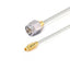 SMA Male to MMCX Male Cable Assembly | .086" Semi-Flexible Coax Cable Without FEP Jacket | DC - 6GHz