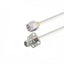 SMA Male  to SMA 4 Hole Flange Female Cable Assembly | .086" Semi-Flexible Coax Cable Without FEP Jacket | DC - 18GHz
