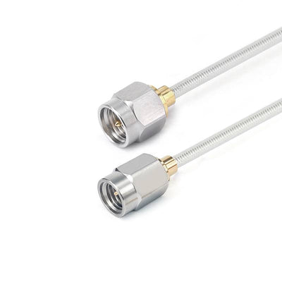 SMA Male to SSMA Male Cable Assembly | .086" Semi-Flexible Coax Cable Without FEP Jacket | DC - 18GHz