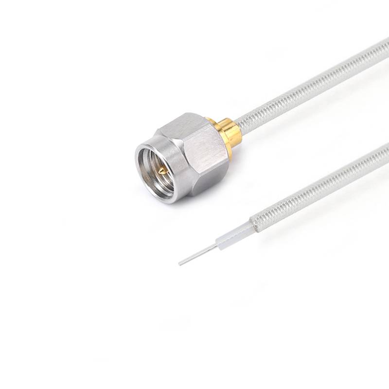 SMA Male to Trimmed Lead Cable Assembly | .086" Semi-Rigid Coax Cable | DC - 18GHz