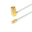 SMA Right Angle Male to GPO (SMP) Female Cable Assembly | .086" Semi-Flexible Coax Cable Without FEP Jacket | DC - 10GHz