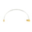 SMA Right Angle Male to GPO (SMP) Female Cable Assembly | .086" Semi-Flexible Coax Cable Without FEP Jacket | DC - 10GHz