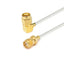 SMA Right Angle Male to SMA Female Cable Assembly | .086" Semi-Flexible Coax Cable Without FEP Jacket | DC - 6GHz