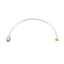 SSMA Male to GPO(SMP) Right Angle Female Cable Assembly | .086" Semi-Flexible Coax Cable Without FEP Jacket | DC - 18GHz