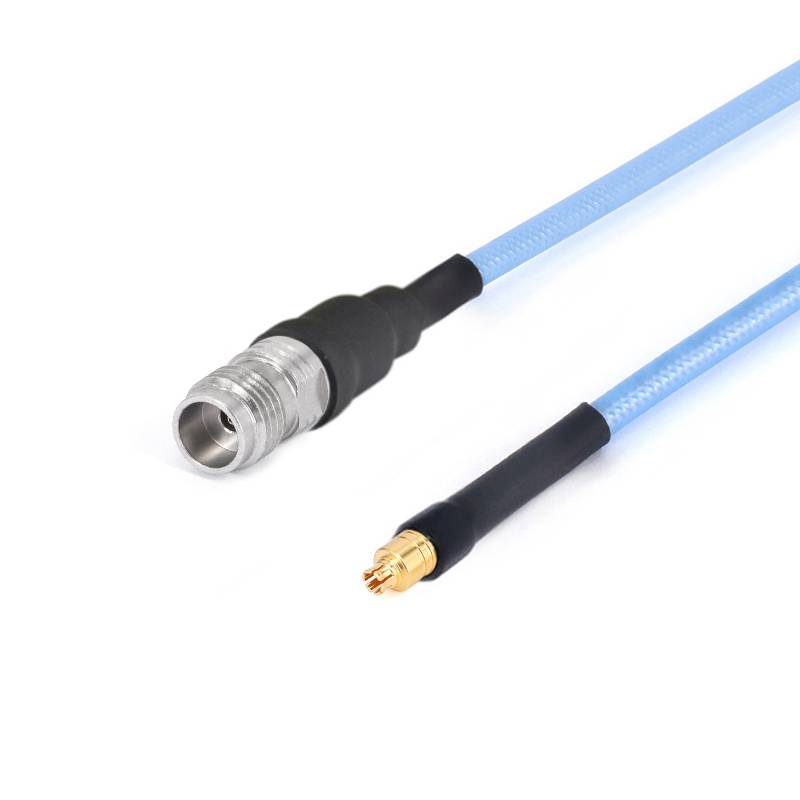 1.85mm Female to G3PO(SMPS) Female Cable Assembly | 086" Semi-Flexible Coax Cable with FEP Jacket | DC - 67GHz