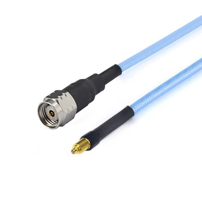 1.85mm Male to G3PO (SMPS) Female Cable Using .086" Semi-flexible Coax with FEP Jacket, DC - 67GHz