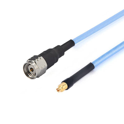 1.85mm Male to G3PO(SMPS) Female Cable Assembly | 086" Semi-Flexible Coax Cable with FEP Jacket | DC - 67GHz