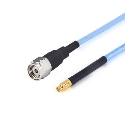 1.85mm Male to GPPO(Mini-SMP) Female Cable Assembly | 086" Semi-Flexible Coax Cable with FEP Jacket | DC - 65GHz