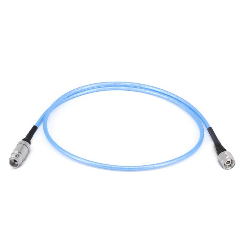 2.4mm Male to 2.4mm Female Cable Assembly | 086" Semi-Flexible Coax Cable with FEP Jacket | DC - 50GHz
