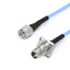 2.4mm Male to 2.4mm 4 Hole Flange Female Cable Assembly | 086" Semi-Flexible Coax Cable with FEP Jacket | DC - 50GHz