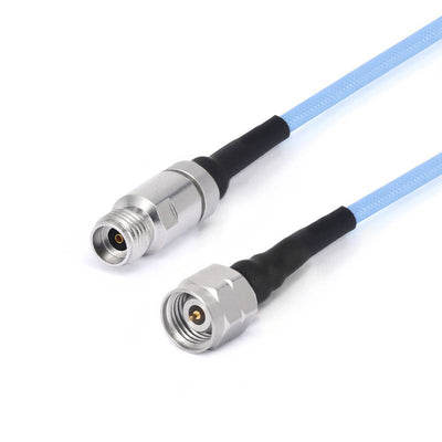 2.92mm Female to 2.4mm Male Cable Assembly | .086" Semi-Flexible Coax Cable With FEP Jacket | DC - 40GHz
