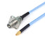 2.92mm Female with 4 Hole Flange to GPPO (Mini-SMP) Female Cable Using .086" Semi-flexible Coax with FEP Jacket, DC - 40GHz