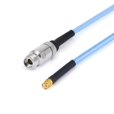 2.92mm Female to GPO (SMP) Female Cable Using .086" Semi-flexible Coax with FEP Jacket, DC - 40GHz