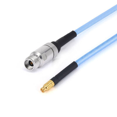 2.92mm Female to GPPO (Mini-SMP) Female Cable Using .086" Semi-flexible Coax with FEP Jacket, DC - 40GHz