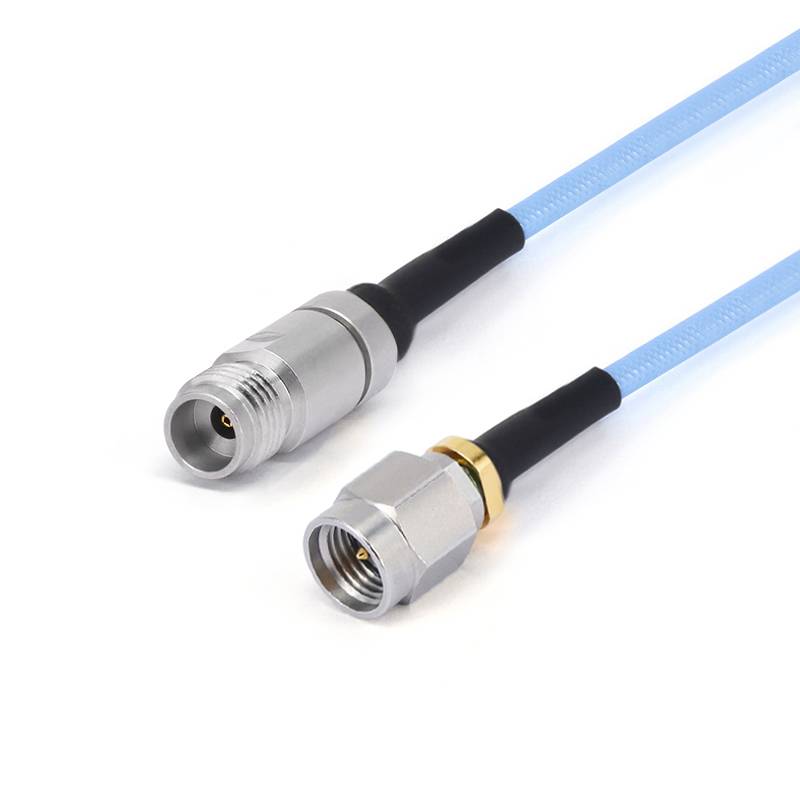 2.92mm Male to 2.4mm Female Cable Assembly | .086" Semi-Flexible Coax Cable With FEP Jacket | DC - 40GHz
