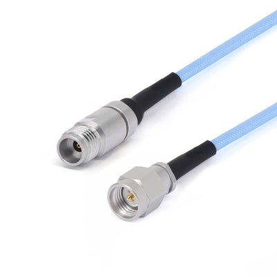 2.92mm Male to 2.4mm Female Cable Assembly | .086" Semi-Flexible Coax Cable With FEP Jacket | DC - 40GHz
