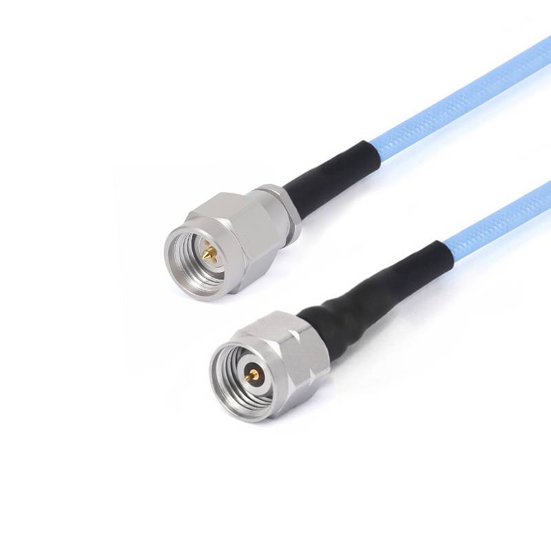 2.92mm Male to 2.4mm Male Cable Assembly | .086" Semi-Flexible Coax Cable With FEP Jacket | DC - 40GHz