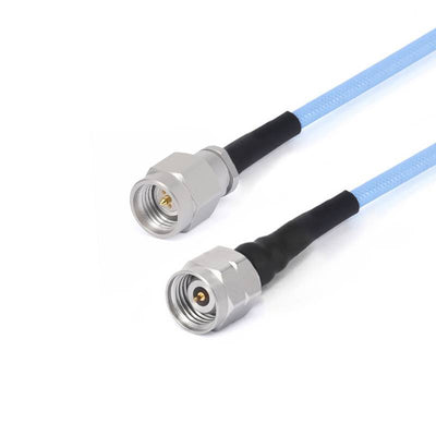 2.92mm Male to 2.4mm Male Cable Assembly | .086" Semi-Flexible Coax Cable With FEP Jacket | DC - 40GHz