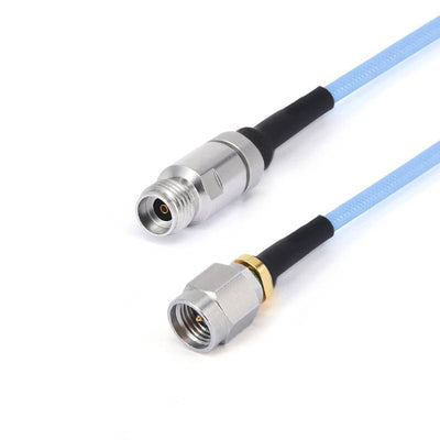 2.92mm Male to 2.92mm Female Cable Assembly | .086" Semi-Flexible Coax Cable With FEP Jacket | DC - 40GHz