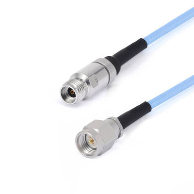 2.92mm Male to 2.92mm Female Cable Assembly | .086" Semi-Flexible Coax Cable With FEP Jacket | DC - 40GHz