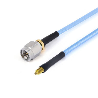2.92mm Male to G3PO (SMPS) Female Cable Using .086" Semi-flexible Coax with FEP Jacket, DC - 40GHz
