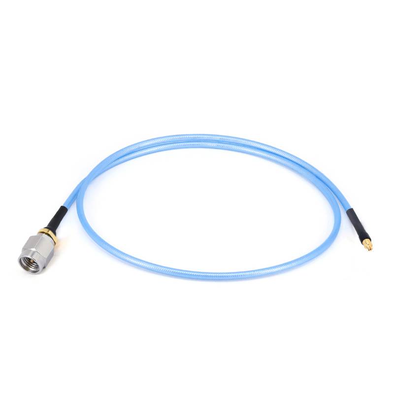 2.92mm Male to G3PO(SMPS) Female Cable Assembly | 086" Semi-Flexible Coax Cable with FEP Jacket | DC - 40GHz