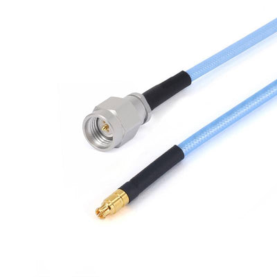 2.92mm Male to GPPO(Mini-SMP) Female Cable Assembly | 086" Semi-Flexible Coax Cable with FEP Jacket | DC - 40GHz