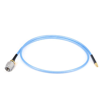 2.92mm Male to GPPO (Mini-SMP) Female Cable Using .086" Semi-flexible Coax with FEP Jacket, DC - 40GHz