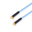GPPO(Mini-SMP) Right Angle Female to GPPO(Mini-SMP) Right Angle Female Cable Assembly | 086" Semi-Flexible Coax Cable with FEP Jacket | DC - 40GHz