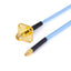 SMA Female with 4 Hole Flange to GPPO (Mini-SMP) Female Cable Using .086" Semi-flexible Coax with FEP Jacket, DC - 26.5GHz