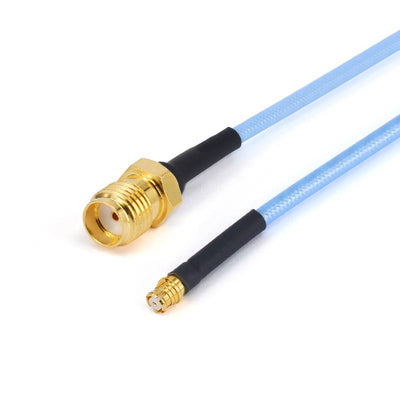 SMA Female to GPO (SMP) Female Cable Using .086" Semi-flexible Coax with FEP Jacket, DC - 18GHz