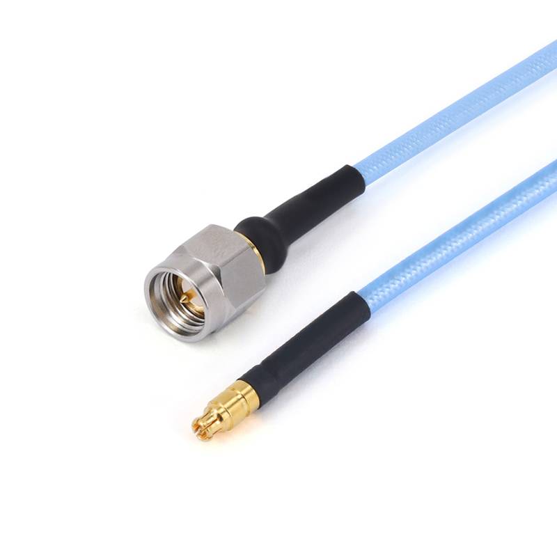 SMA Male to GPPO Female Cable Using .086" Semi-flexible Coax with FEP Jacket, DC-18GHz