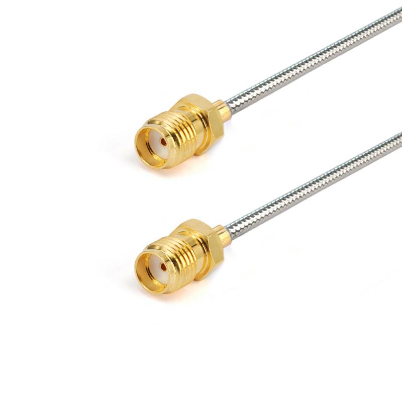 SMA Female to SMA Female Cable Assembly | .141" Semi-flexible Cable without Jecket ｜ DC-18GHz