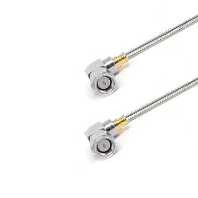 SMA Right Angle Male to SMA Right Angle Male Cable Assembly | .141" Semi-flexible Cable without Jecket ｜ DC-18GHz