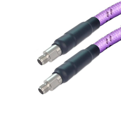 2.92mm Female to 2.92mm Female Cable Assembly with Armor | 142A Series Low Loss Phase Stable Flexible Coax Cable | DC-40GHz | 2.2dB/m@40GHz |