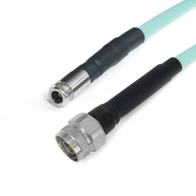 N Male to N Female Cable Assembly | 311A Series Low-Loss Phase-Stable Microwave Coaxial Cable | OD 7.9mm  | DC - 18GHz