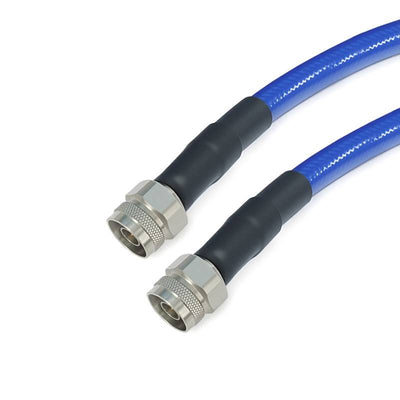 N Male to N Male Cable Assembly | 311A Series Low-Loss Phase-Stable Microwave Coaxial Cable With Type 1 Armor | OD 15mm | DC - 18GHz