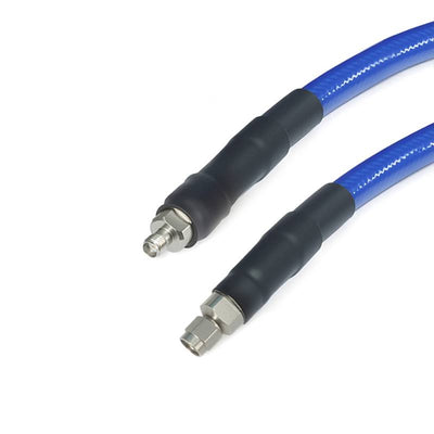 SMA Male to SMA Female Cable Assembly | 311A Series Low-Loss Phase-Stable Microwave Coaxial Cable With Type 1 Armor | OD 15mm | DC - 18GHz