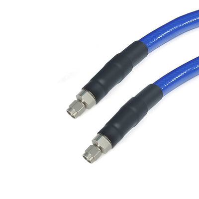 SMA Male to SMA Male Cable Assembly | 311A Series Low-Loss Phase-Stable Microwave Coaxial Cable With Type 1 Armor | OD 15mm | DC - 18GHz